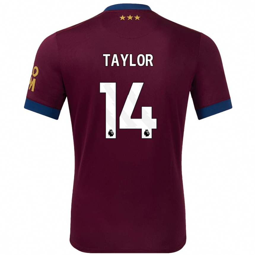 Vaikiškas Jack Taylor #14 Ruda Išvykos Marškinėliai 2024/25 T-Shirt