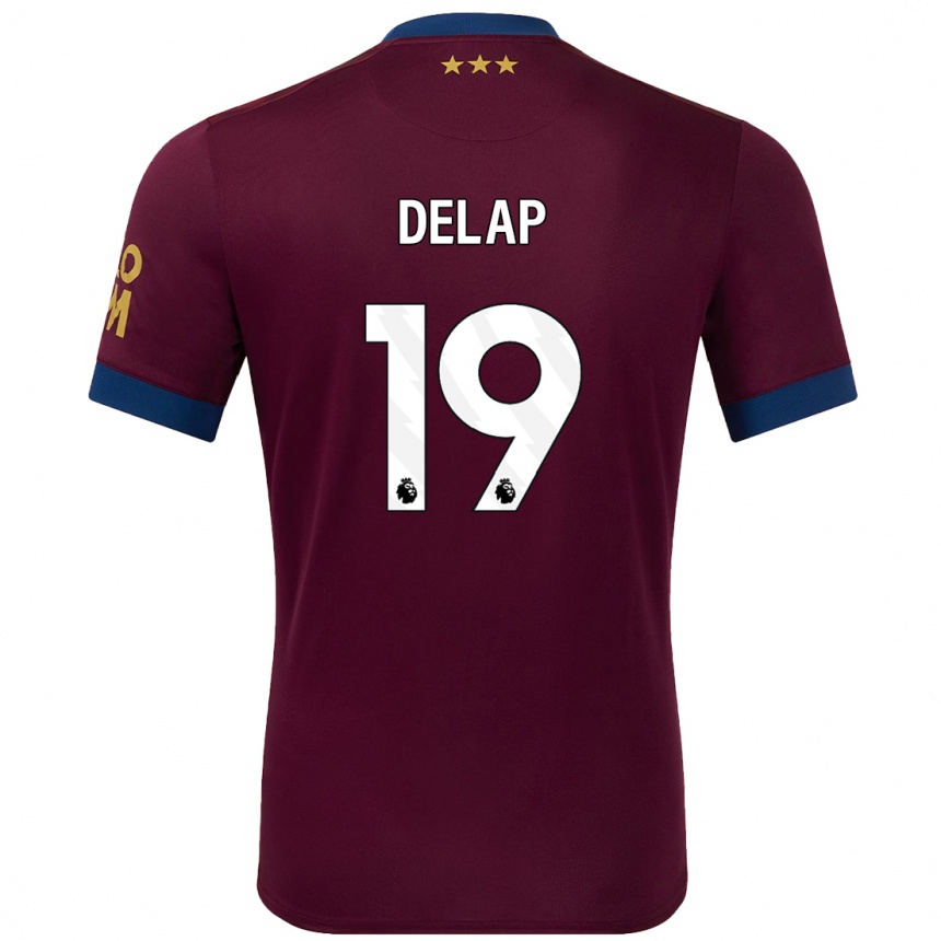 Vaikiškas Liam Delap #19 Ruda Išvykos Marškinėliai 2024/25 T-Shirt