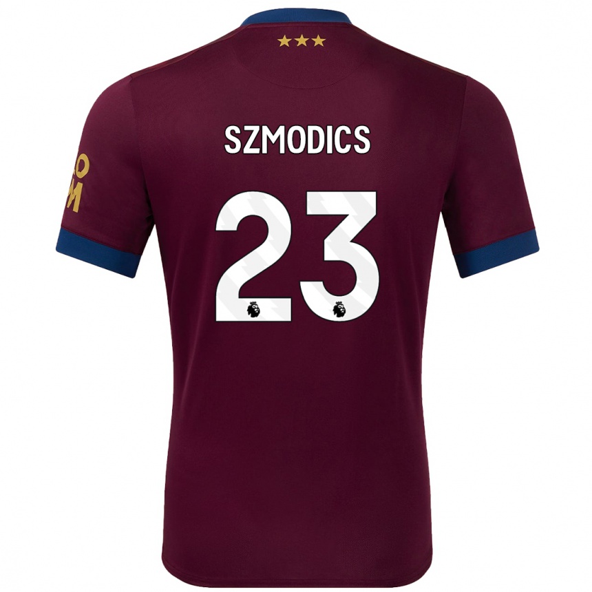 Vaikiškas Sammie Szmodics #23 Ruda Išvykos Marškinėliai 2024/25 T-Shirt