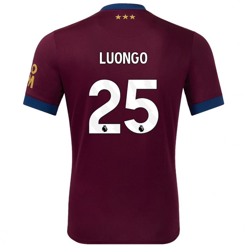 Vaikiškas Massimo Luongo #25 Ruda Išvykos Marškinėliai 2024/25 T-Shirt