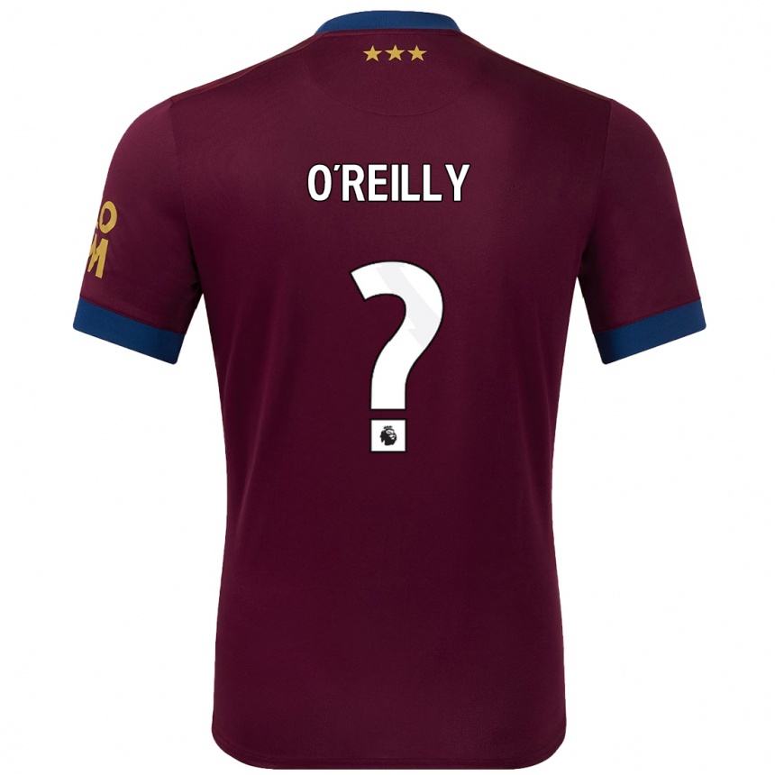 Vaikiškas Connor O'reilly #0 Ruda Išvykos Marškinėliai 2024/25 T-Shirt