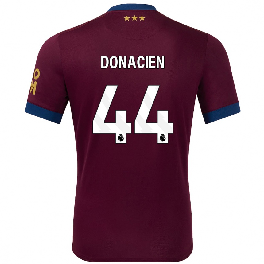 Vaikiškas Janoi Donacien #44 Ruda Išvykos Marškinėliai 2024/25 T-Shirt