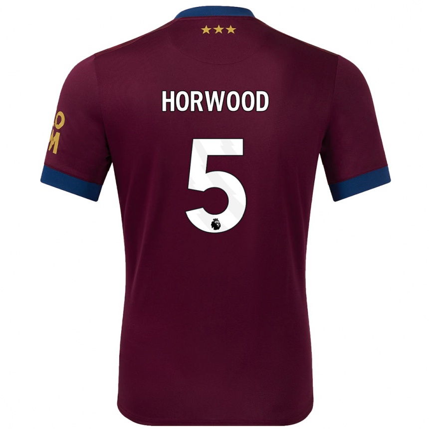 Vaikiškas Bonnie Horwood #5 Ruda Išvykos Marškinėliai 2024/25 T-Shirt