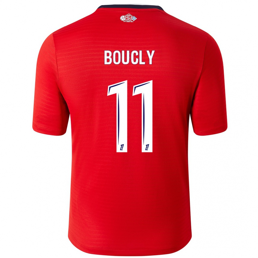 Vyrai Maïté Boucly #11 Raudona Balta Namų Marškinėliai 2024/25 T-Shirt