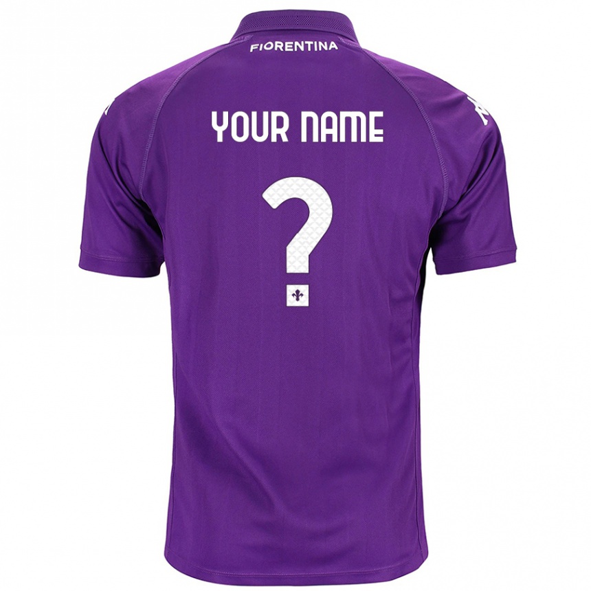 Vyrai Jūsų Vardas #0 Violetinė Namų Marškinėliai 2024/25 T-Shirt