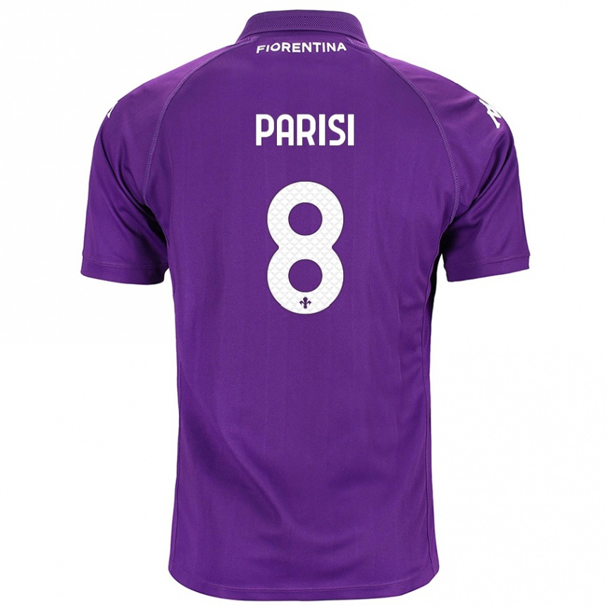 Vyrai Alice Parisi #8 Violetinė Namų Marškinėliai 2024/25 T-Shirt