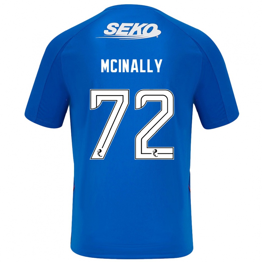 Vyrai Darren Mcinally #72 Tamsiai Mėlyna Namų Marškinėliai 2024/25 T-Shirt