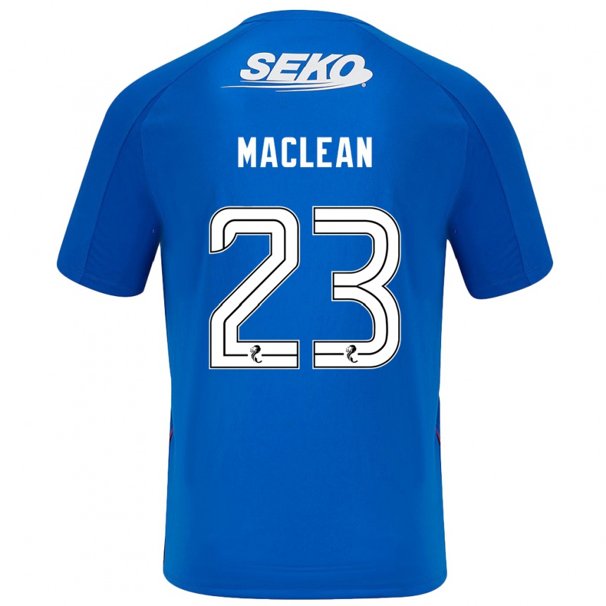 Vyrai Kirsty Maclean #23 Tamsiai Mėlyna Namų Marškinėliai 2024/25 T-Shirt