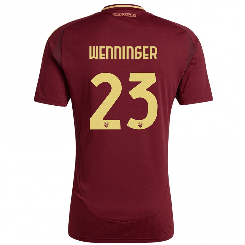 Vyrai Carina Wenninger #23 Raudonas Rudas Auksas Namų Marškinėliai 2024/25 T-Shirt