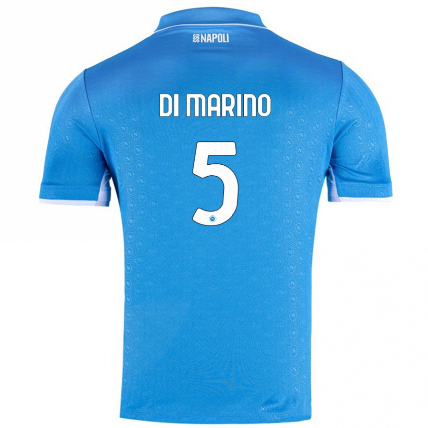 Vyrai Paola Di Marino #5 Dangaus Mėlyna Namų Marškinėliai 2024/25 T-Shirt