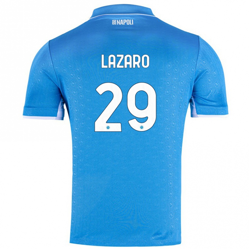 Vyrai Paloma Lázaro #29 Dangaus Mėlyna Namų Marškinėliai 2024/25 T-Shirt