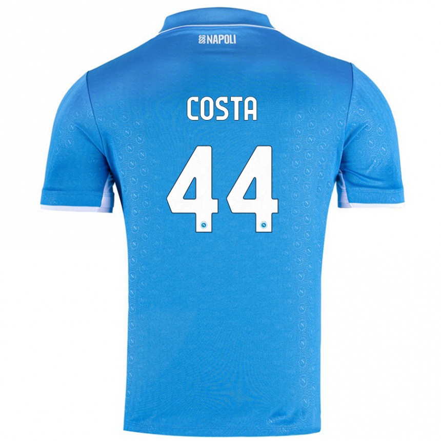 Vyrai Filippo Costa #44 Dangaus Mėlyna Namų Marškinėliai 2024/25 T-Shirt