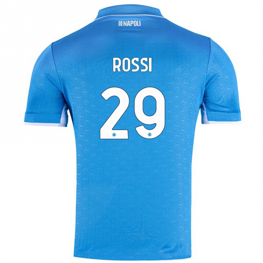 Vyrai Francesco Rossi #29 Dangaus Mėlyna Namų Marškinėliai 2024/25 T-Shirt