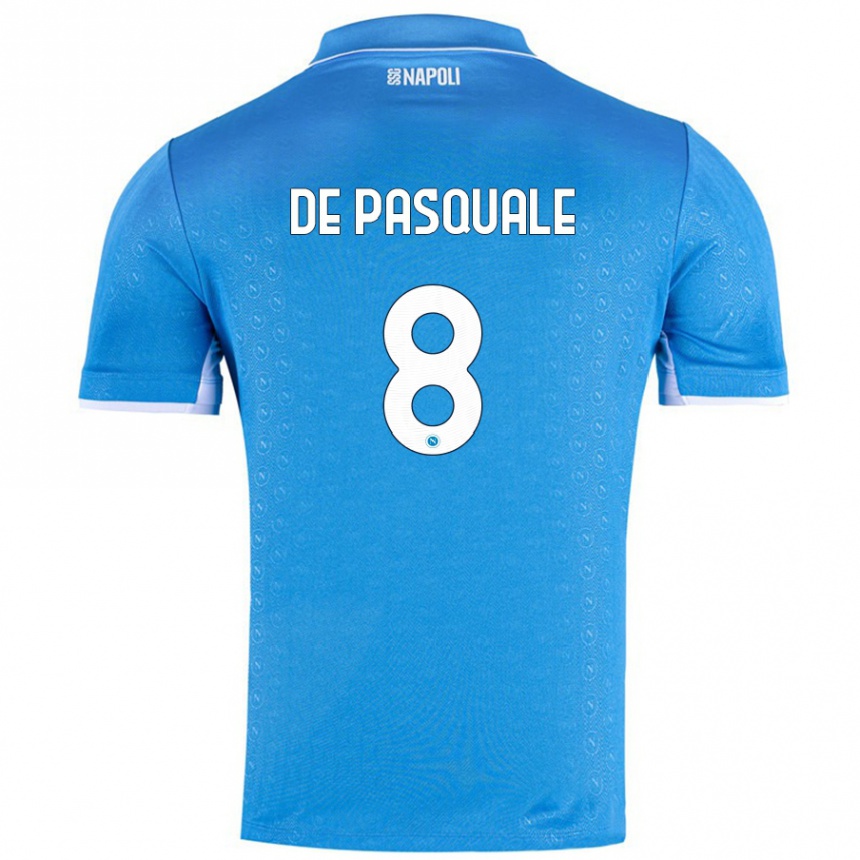 Vyrai Dylan De Pasquale #8 Dangaus Mėlyna Namų Marškinėliai 2024/25 T-Shirt