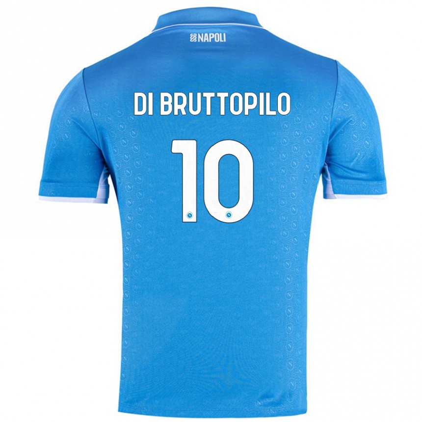 Vyrai Giuseppe Ambrosino Di Bruttopilo #10 Dangaus Mėlyna Namų Marškinėliai 2024/25 T-Shirt