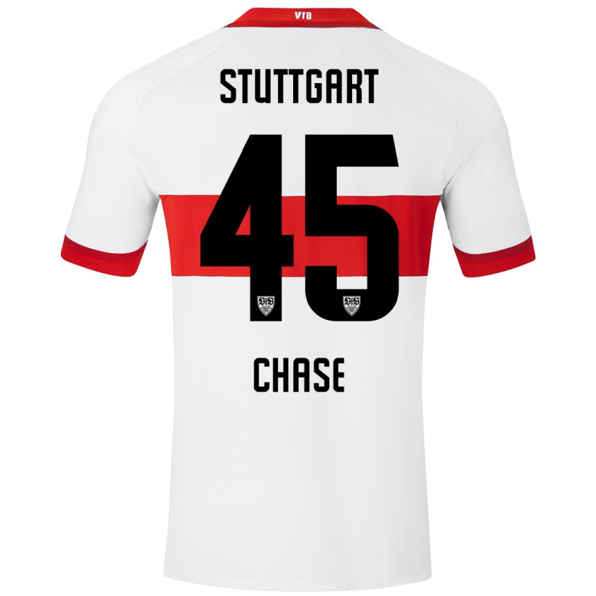 Vyrai Anrie Chase #45 Balta Raudona Namų Marškinėliai 2024/25 T-Shirt