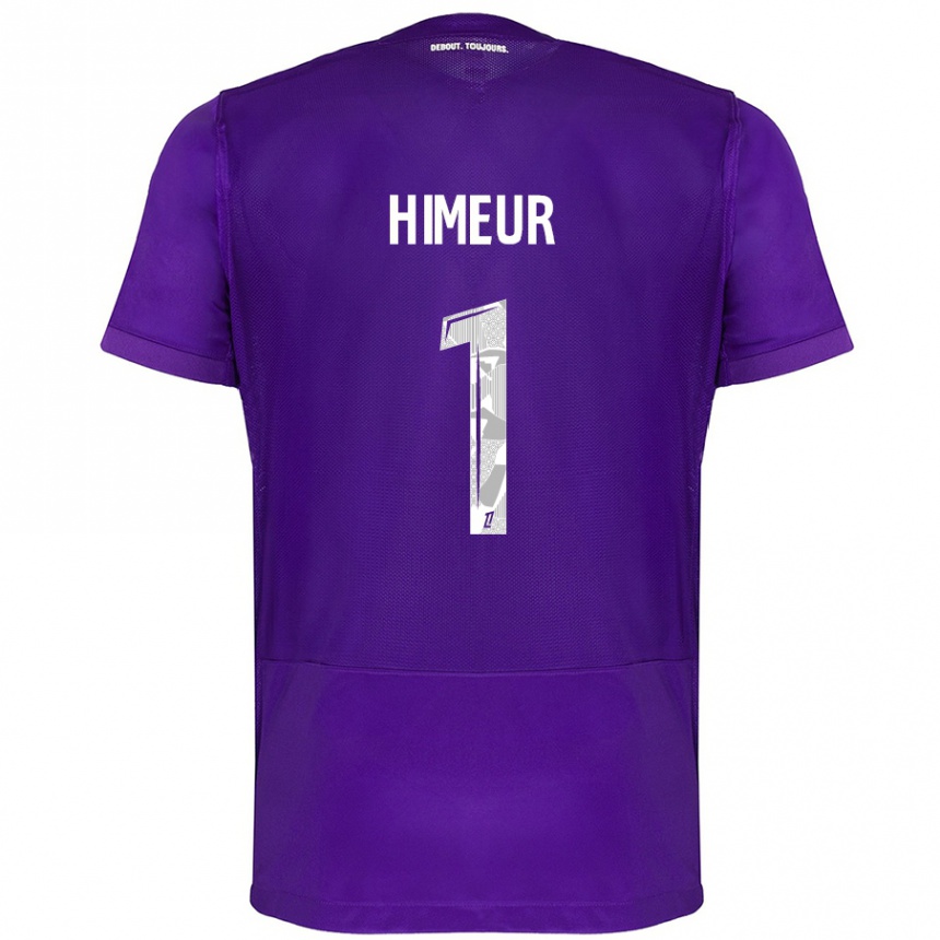 Vyrai Thomas Himeur #1 Violetinė Balta Namų Marškinėliai 2024/25 T-Shirt