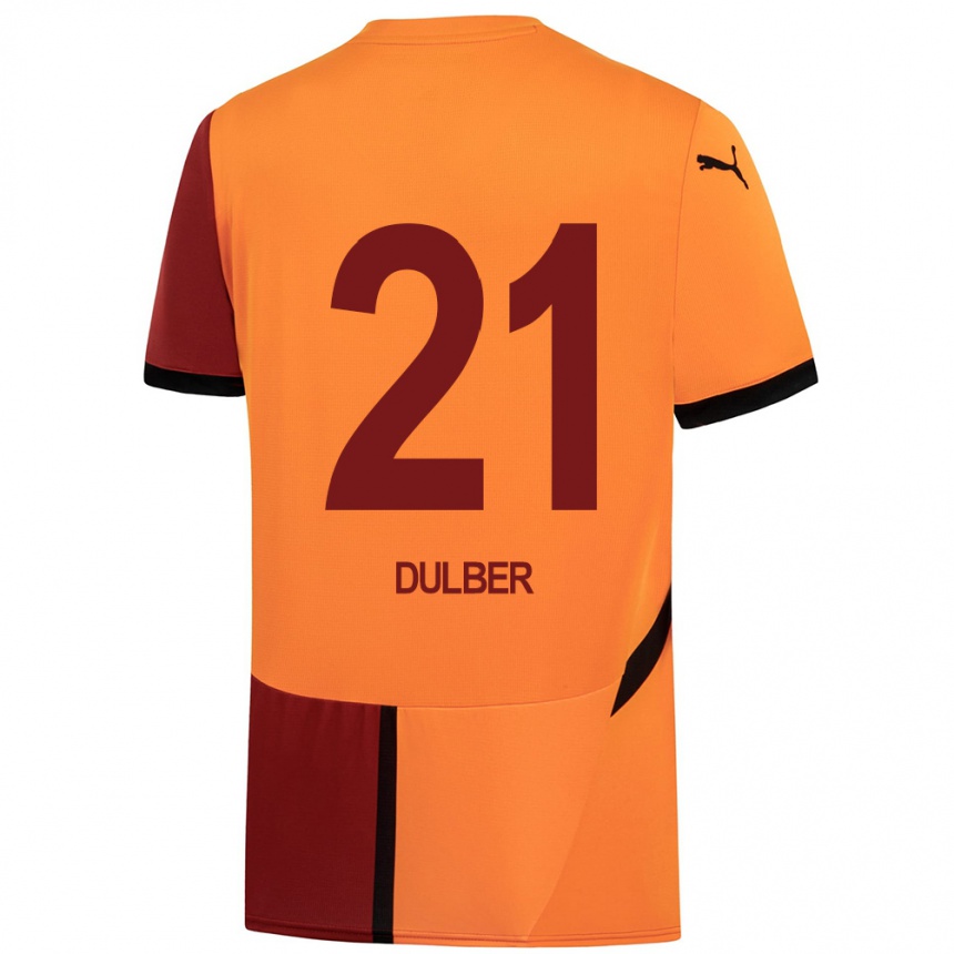 Vyrai Didem Dülber #21 Geltona Raudona Namų Marškinėliai 2024/25 T-Shirt