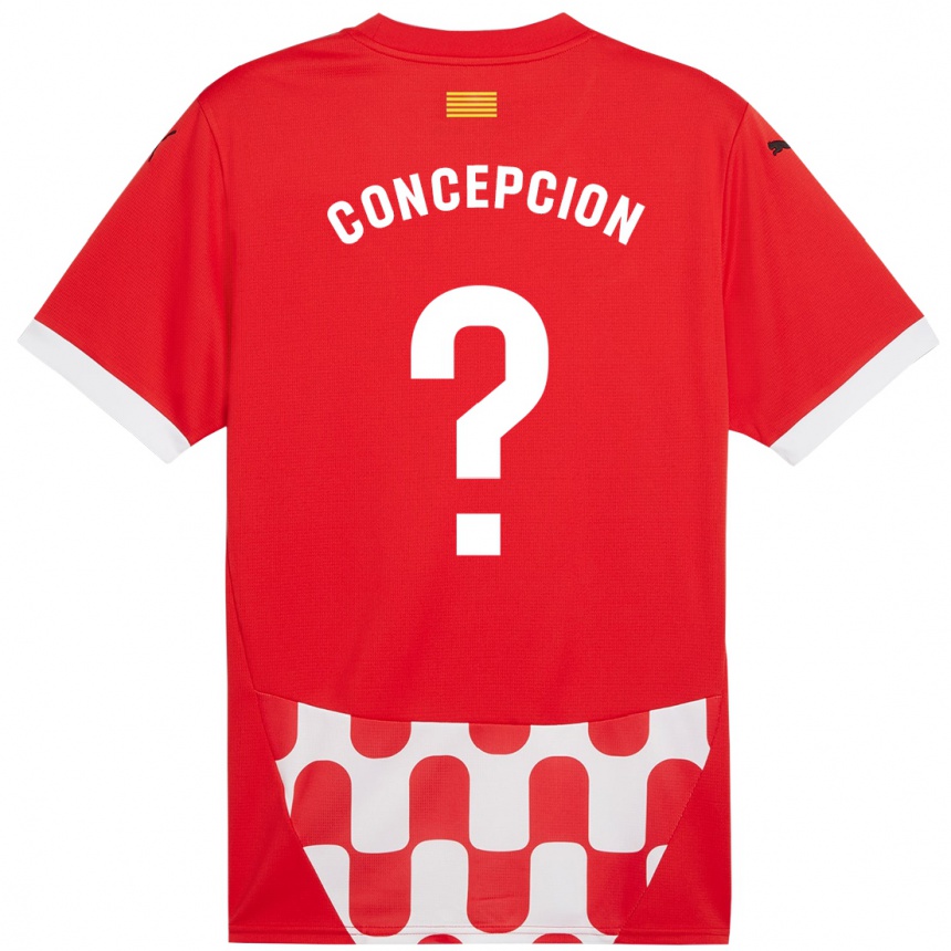 Vyrai Elian Concepción #0 Raudona Balta Namų Marškinėliai 2024/25 T-Shirt