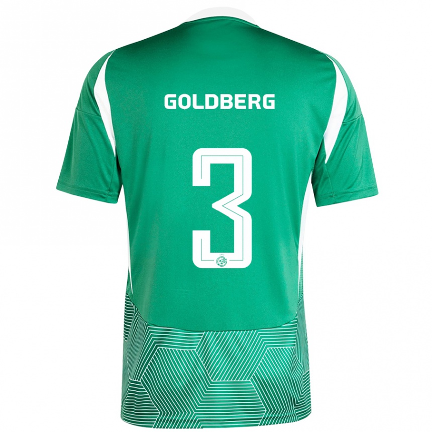 Vyrai Shon Goldberg #3 Žalia Balta Namų Marškinėliai 2024/25 T-Shirt