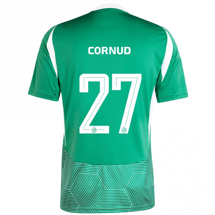 Vyrai Pierre Cornud #27 Žalia Balta Namų Marškinėliai 2024/25 T-Shirt