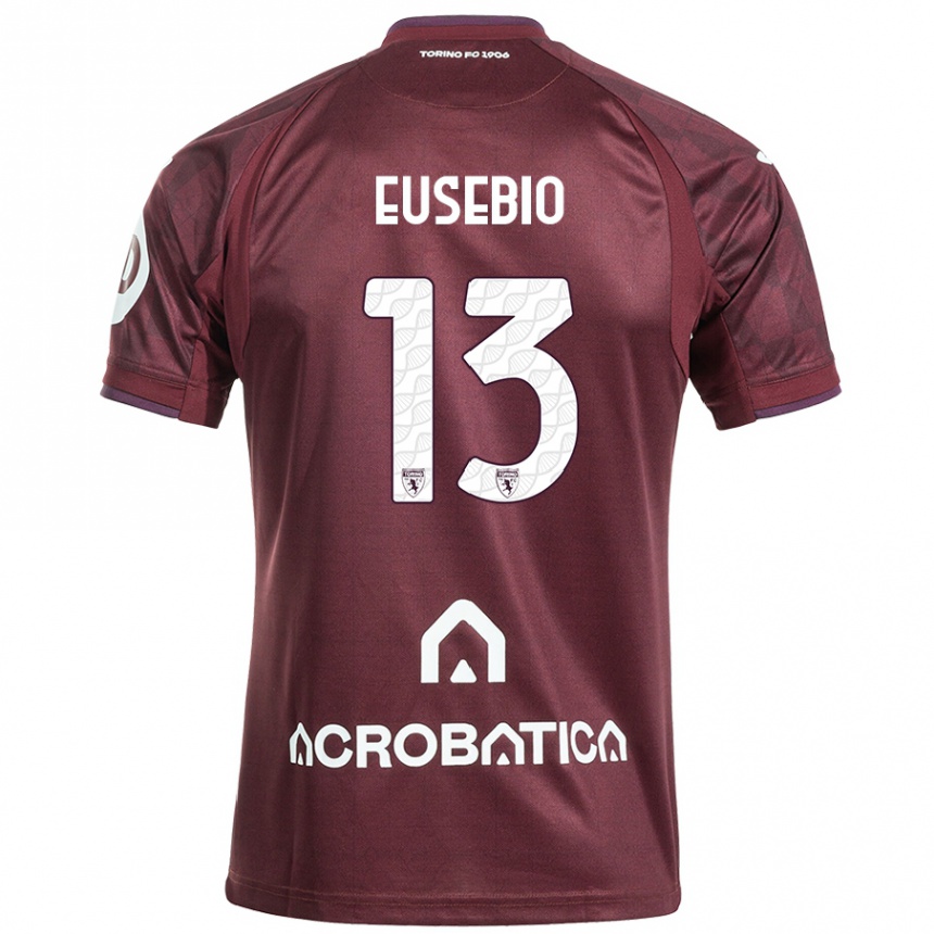 Vyrai Chiara Eusebio #13 Kaštoninė Balta Namų Marškinėliai 2024/25 T-Shirt