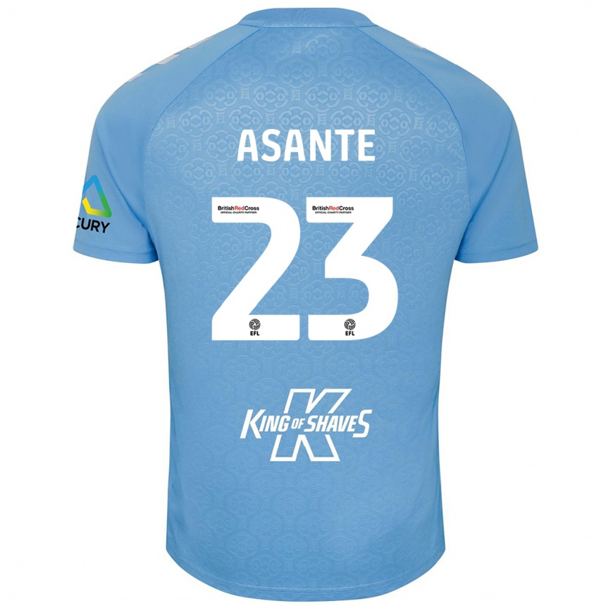 Vyrai Brandon Thomas-Asante #23 Mėlyna Balta Namų Marškinėliai 2024/25 T-Shirt