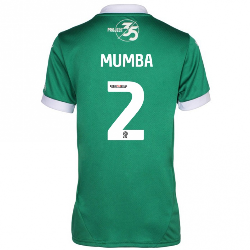 Vyrai Bali Mumba #2 Žalia Balta Namų Marškinėliai 2024/25 T-Shirt