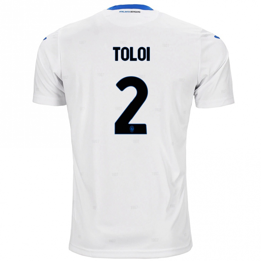 Vyrai Rafael Tolói #2 Baltas Išvykos Marškinėliai 2024/25 T-Shirt