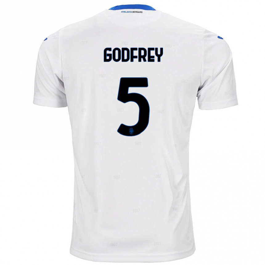 Vyrai Ben Godfrey #5 Baltas Išvykos Marškinėliai 2024/25 T-Shirt