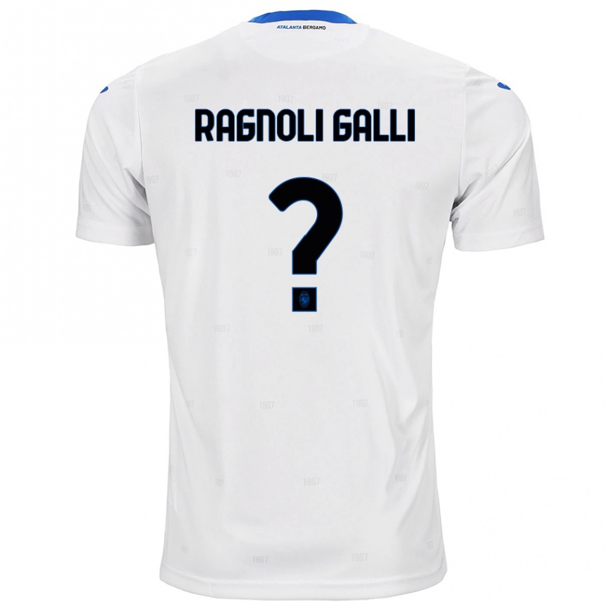 Vyrai Federico Ragnoli Galli #0 Baltas Išvykos Marškinėliai 2024/25 T-Shirt