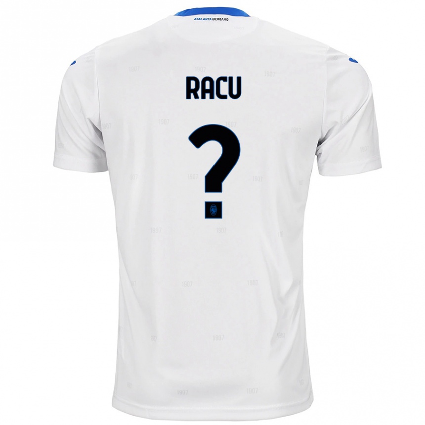 Vyrai Andrei Racu #0 Baltas Išvykos Marškinėliai 2024/25 T-Shirt