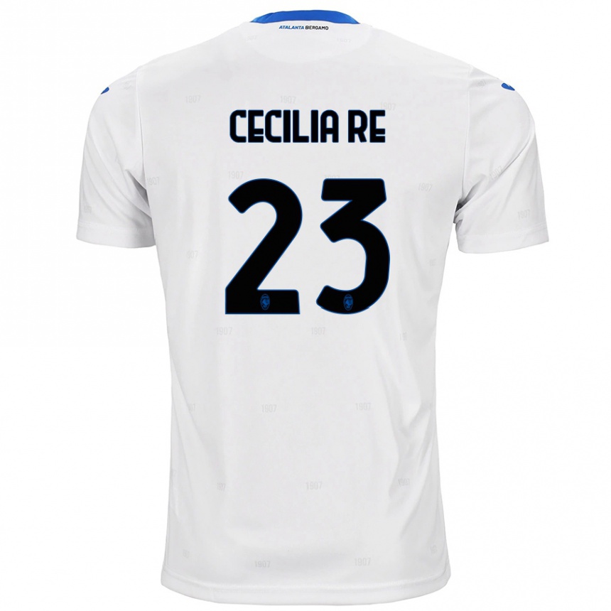 Vyrai Cecilia Re #23 Baltas Išvykos Marškinėliai 2024/25 T-Shirt