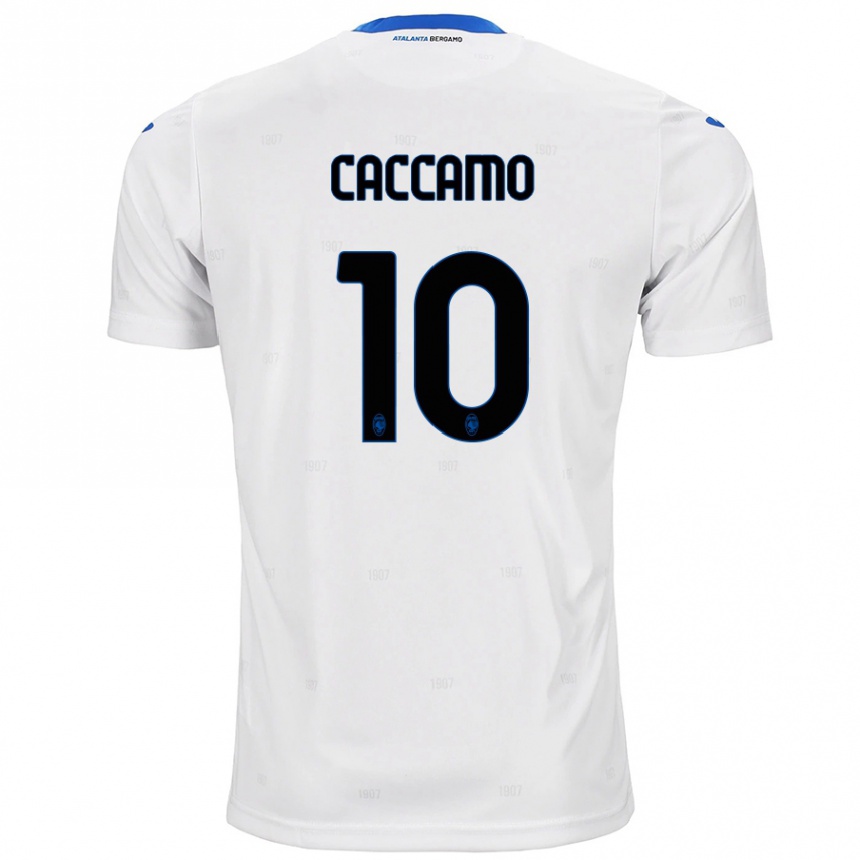 Vyrai Patrizia Caccamo #10 Baltas Išvykos Marškinėliai 2024/25 T-Shirt