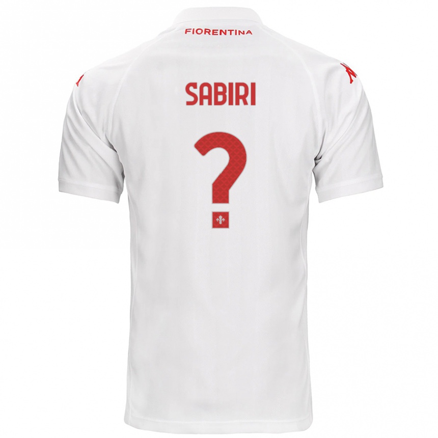 Vyrai Abdelhamid Sabiri #0 Baltas Išvykos Marškinėliai 2024/25 T-Shirt