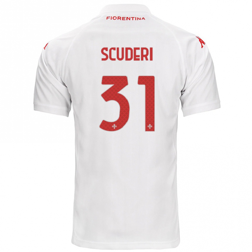 Vyrai Giulio Scuderi #31 Baltas Išvykos Marškinėliai 2024/25 T-Shirt