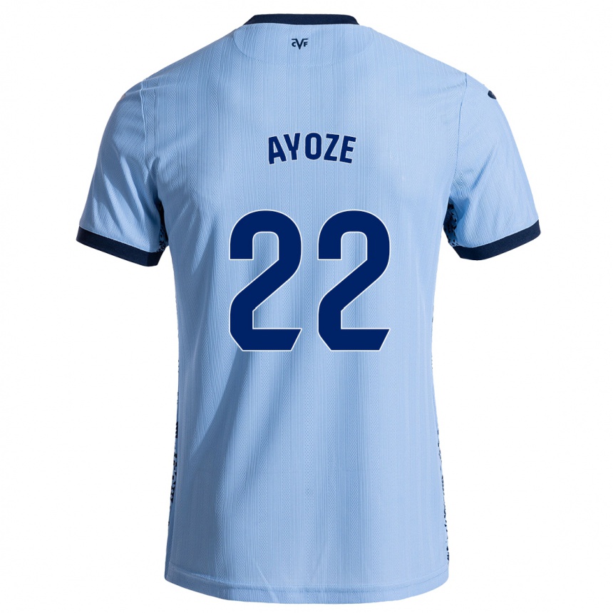 Vyrai Ayoze Pérez #22 Dangaus Mėlyna Išvykos Marškinėliai 2024/25 T-Shirt