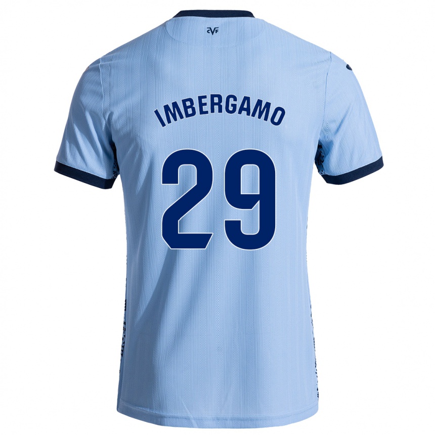 Vyrai Mar Imbergamo #29 Dangaus Mėlyna Išvykos Marškinėliai 2024/25 T-Shirt