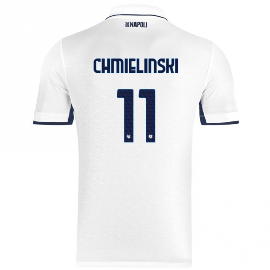 Vyrai Gina Chmielinski #11 Balta Karališka Mėlyna Išvykos Marškinėliai 2024/25 T-Shirt