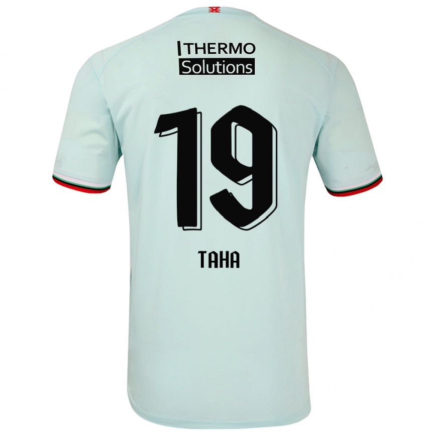 Vyrai Younes Taha #19 Šviesiai Žalia Išvykos Marškinėliai 2024/25 T-Shirt