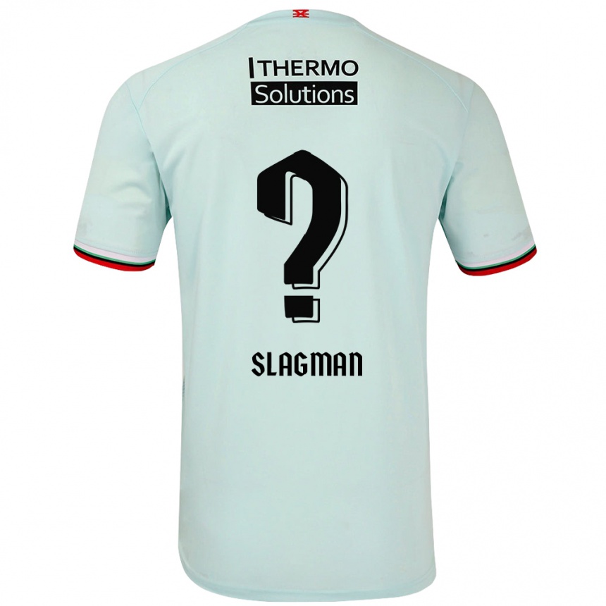 Vyrai Thom Slagman #0 Šviesiai Žalia Išvykos Marškinėliai 2024/25 T-Shirt