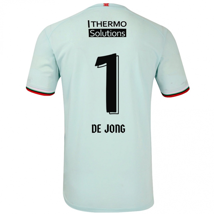 Vyrai Daniëlle De Jong #1 Šviesiai Žalia Išvykos Marškinėliai 2024/25 T-Shirt