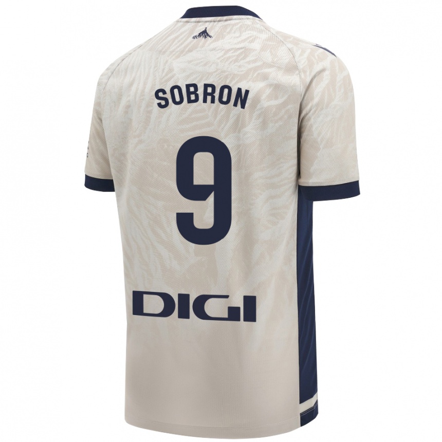 Vyrai Carmen Sobrón Olarte #9 Šviesiai Pilka Išvykos Marškinėliai 2024/25 T-Shirt