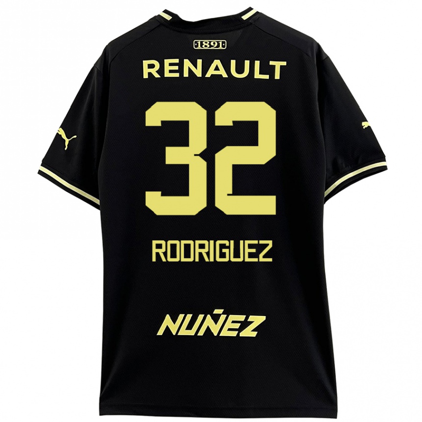 Vyrai Randall Rodríguez #32 Juoda Geltona Išvykos Marškinėliai 2024/25 T-Shirt