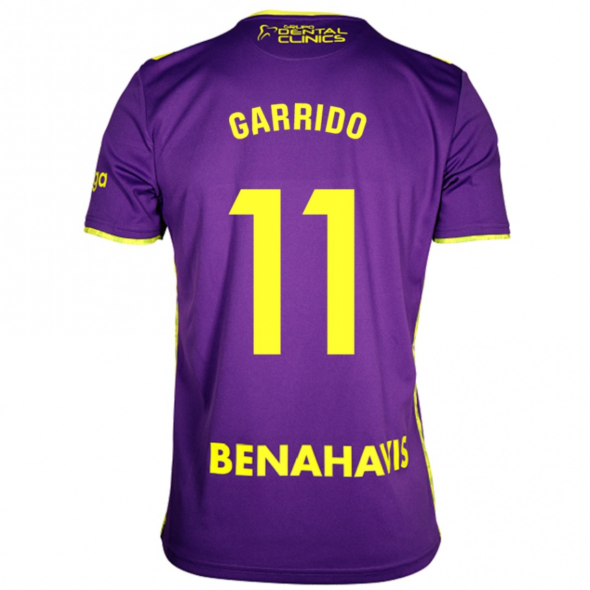 Vyrai Rafael Garrido #11 Violetinė Geltona Išvykos Marškinėliai 2024/25 T-Shirt