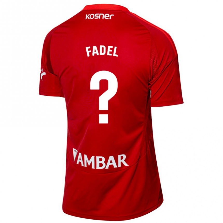 Vyrai Ismael Fadel #0 Balta Mėlyna Išvykos Marškinėliai 2024/25 T-Shirt