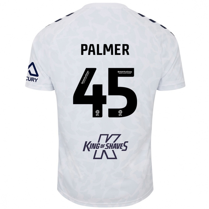 Vyrai Kasey Palmer #45 Baltas Išvykos Marškinėliai 2024/25 T-Shirt