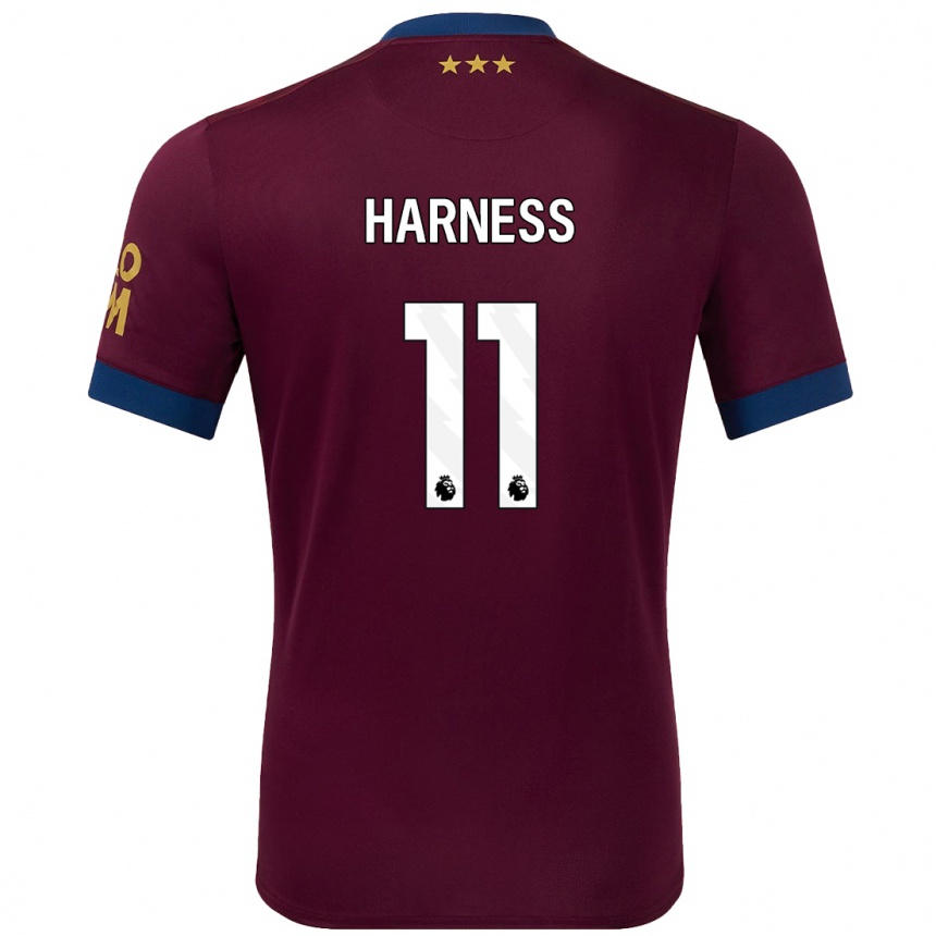 Vyrai Marcus Harness #11 Ruda Išvykos Marškinėliai 2024/25 T-Shirt