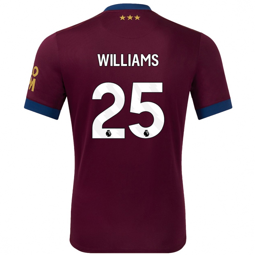 Vyrai Erin Williams #25 Ruda Išvykos Marškinėliai 2024/25 T-Shirt