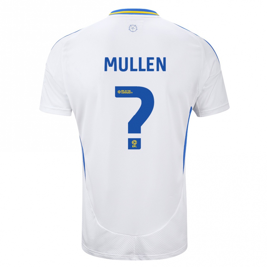 Moteriškas Jeremiah Chilokoa-Mullen #0 Balta Mėlyna Namų Marškinėliai 2024/25 T-Shirt